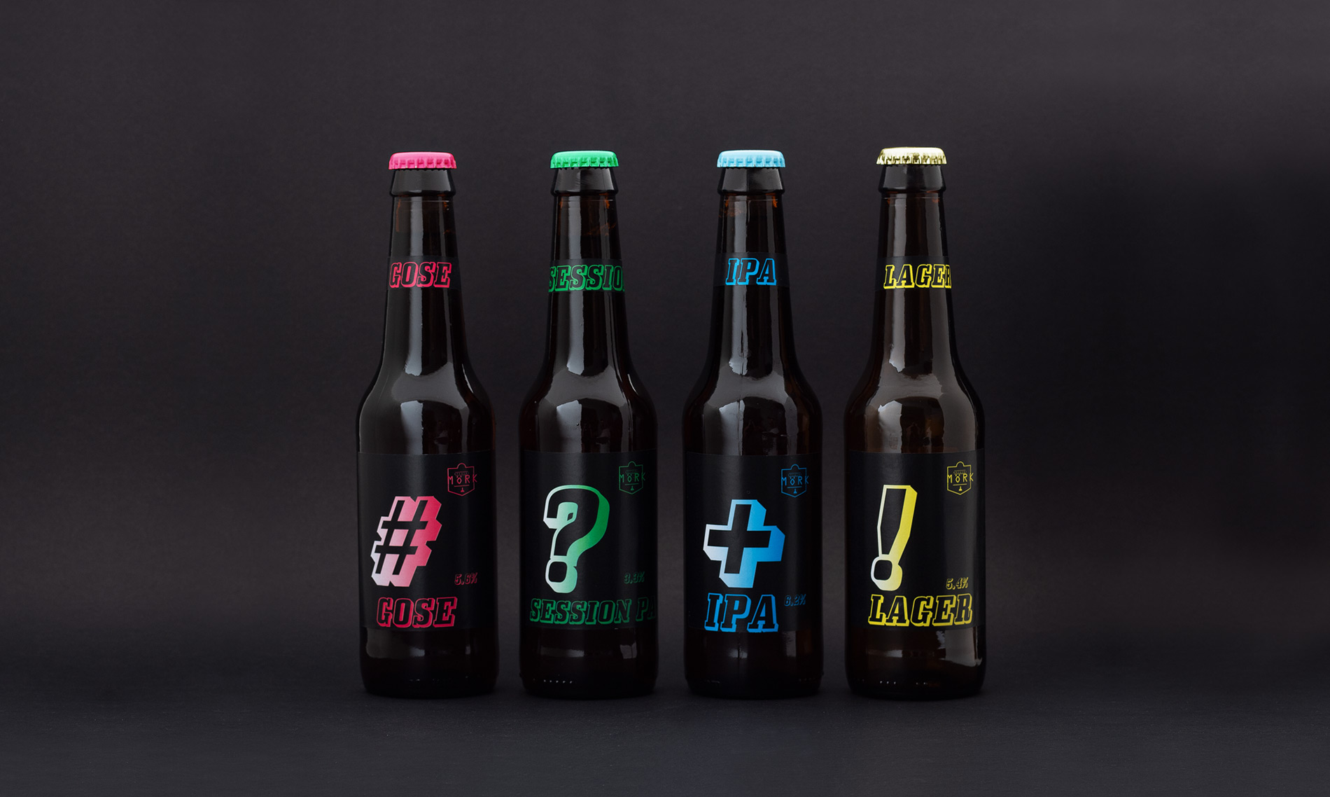 Mörk Craft beers - branding & design by Jaani Vaahtera, Vaahtera & Lönneberga